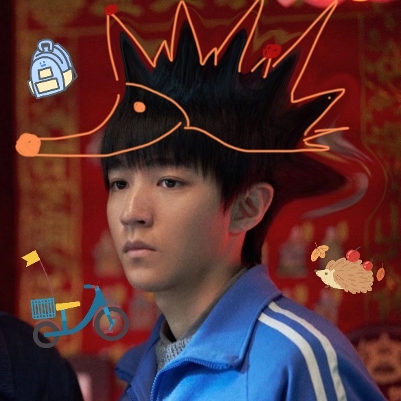 #王俊凯P的刺猬头#王俊凯P了三只刺猬，别人都有的我们周正也要有！一家人就是要整
