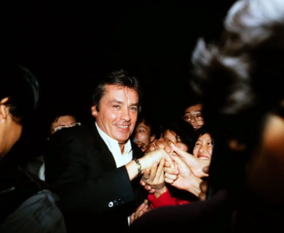 【来自投稿】1987年11月 法国影星阿兰·德隆在北京 