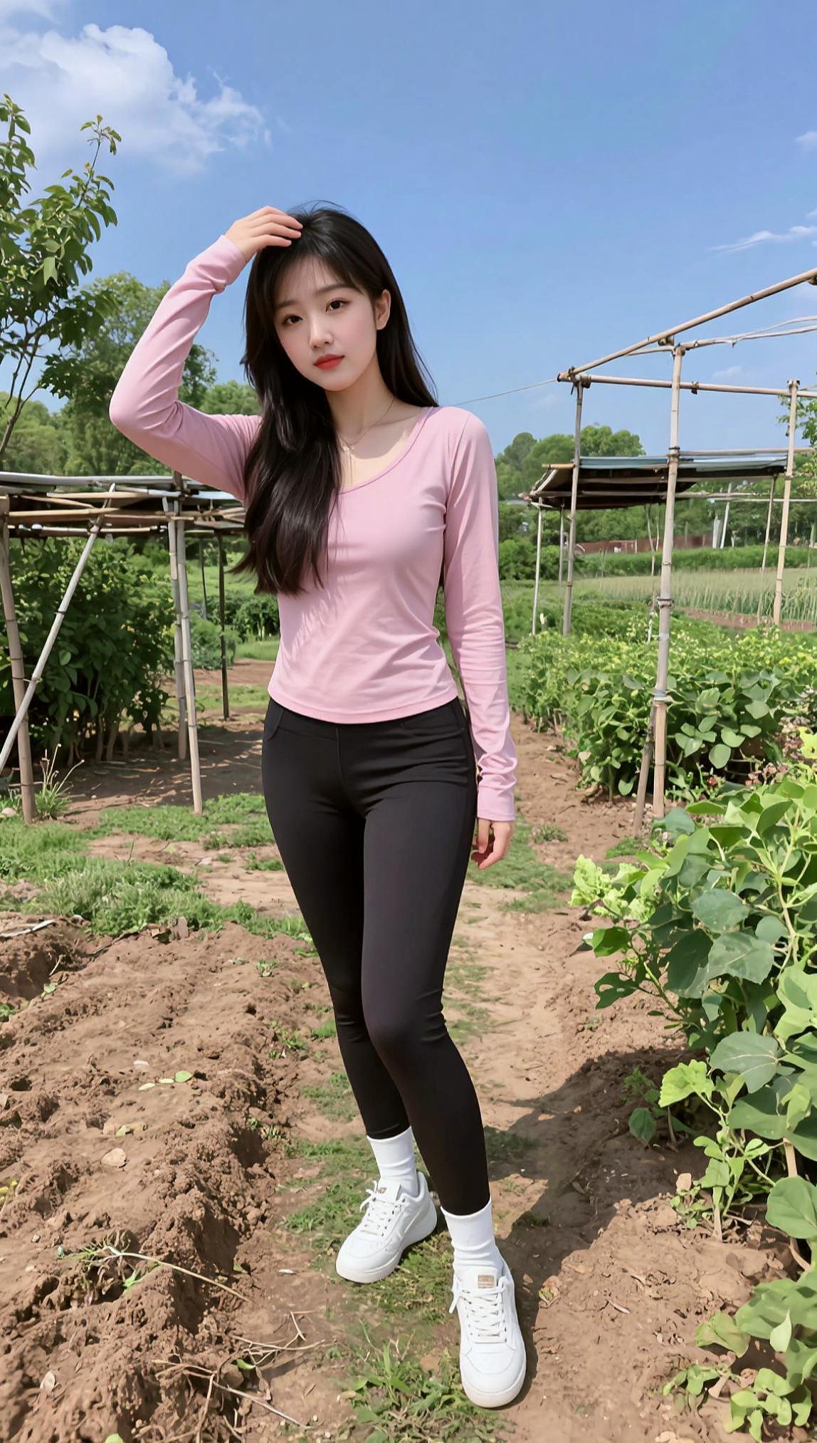 AI田园生活照 抖音ai创作