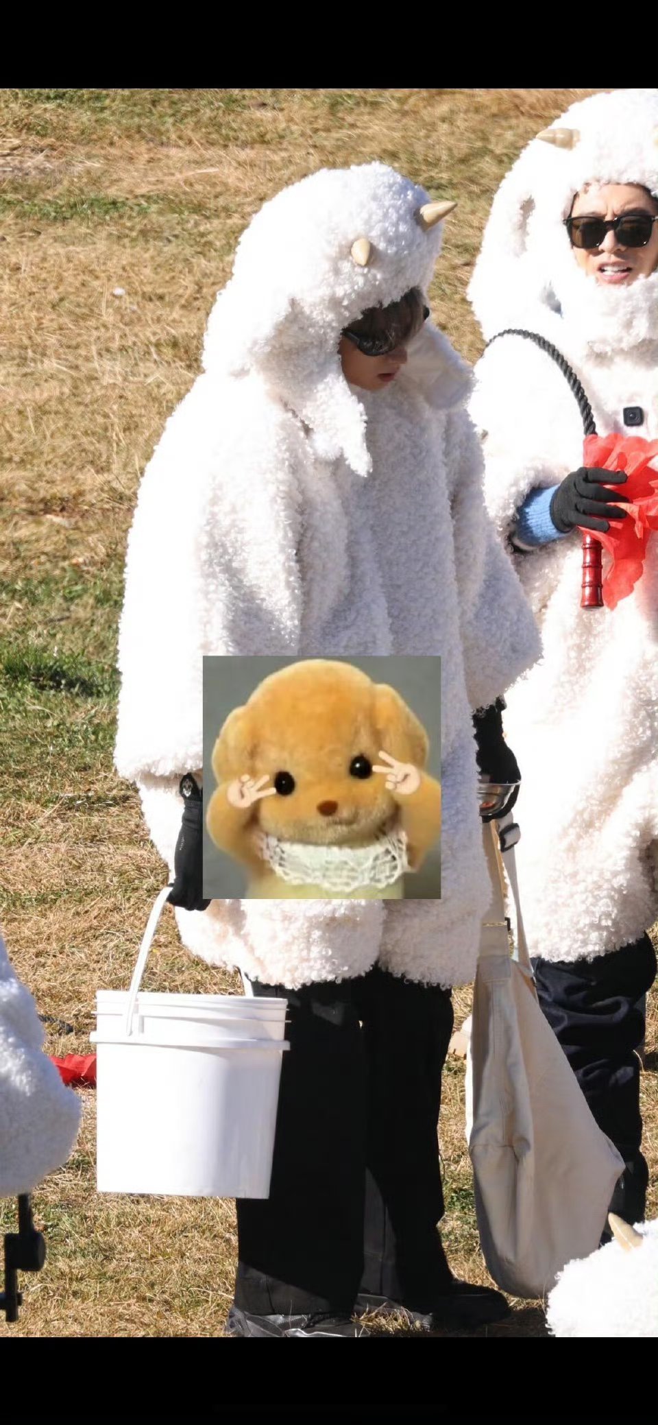 刘耀文宇宙闪烁请注意路透，这只小羊太可爱咯 好想rua 