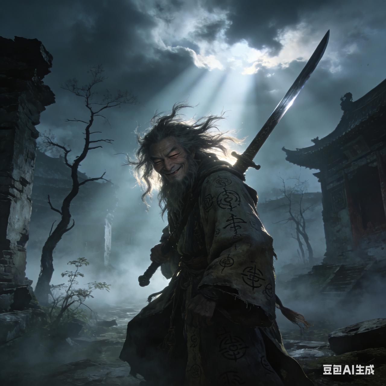 元代，有一位疯癫道人来到贺州，偶遇少年杨千，一见之下，竟觉此子骨相清奇，正是他踏