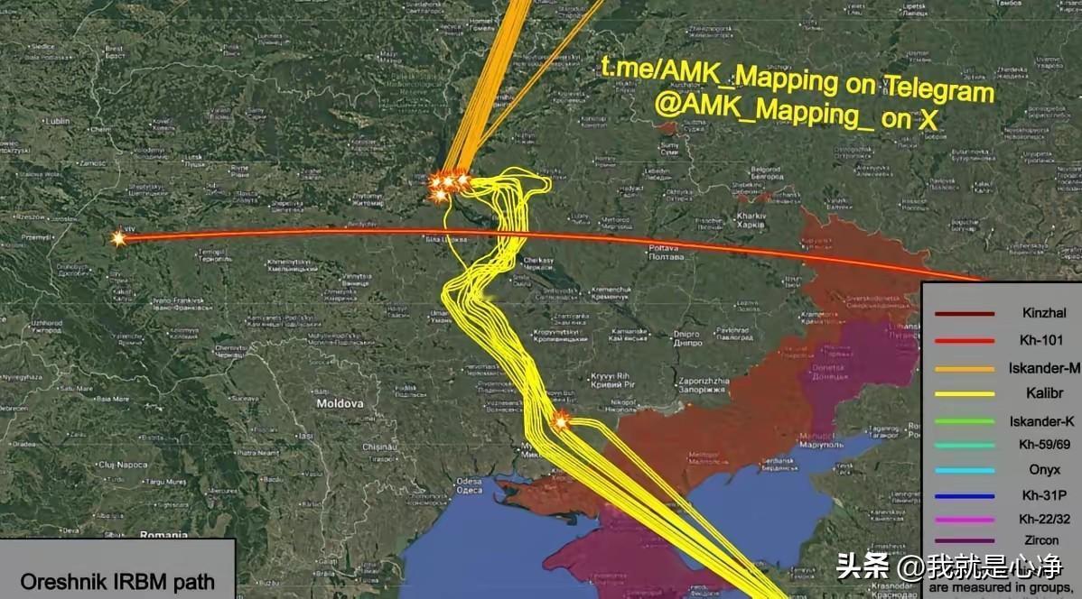 看俄军最新的空袭图片，我们能够清醒地判断出俄军的战略意图。
那就是对基辅城进行斩