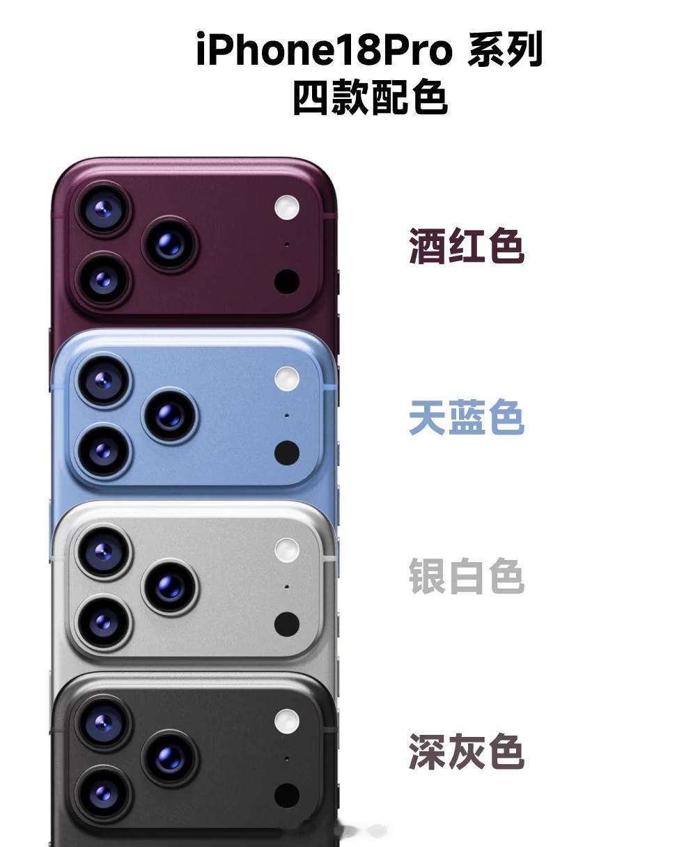 iPhone18Pro八大亮点又到了每年iPhone信息高密度流出的时候了目前爆