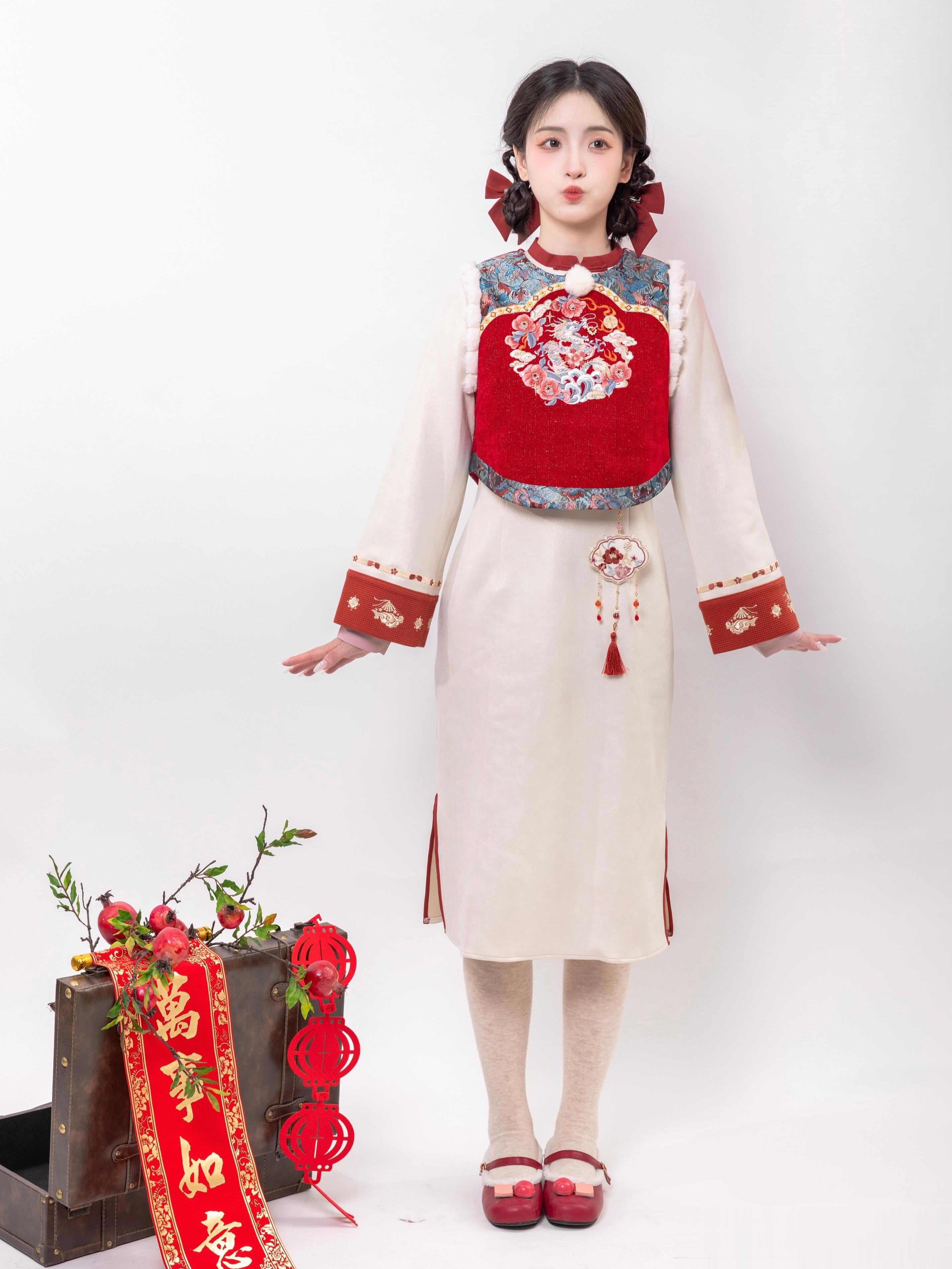 《御龙决》马甲x旗袍的混搭版～🏮 ​​​