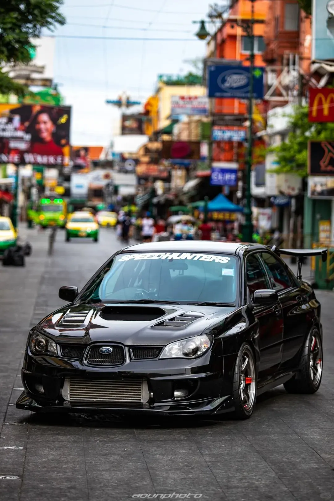 泰国车友改装九代impreza wrx