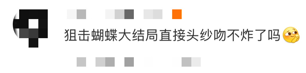 狙击蝴蝶大结局直接头纱吻不炸了吗 别管了，只想说岑矜和李雾要一直幸福下去啊！不允