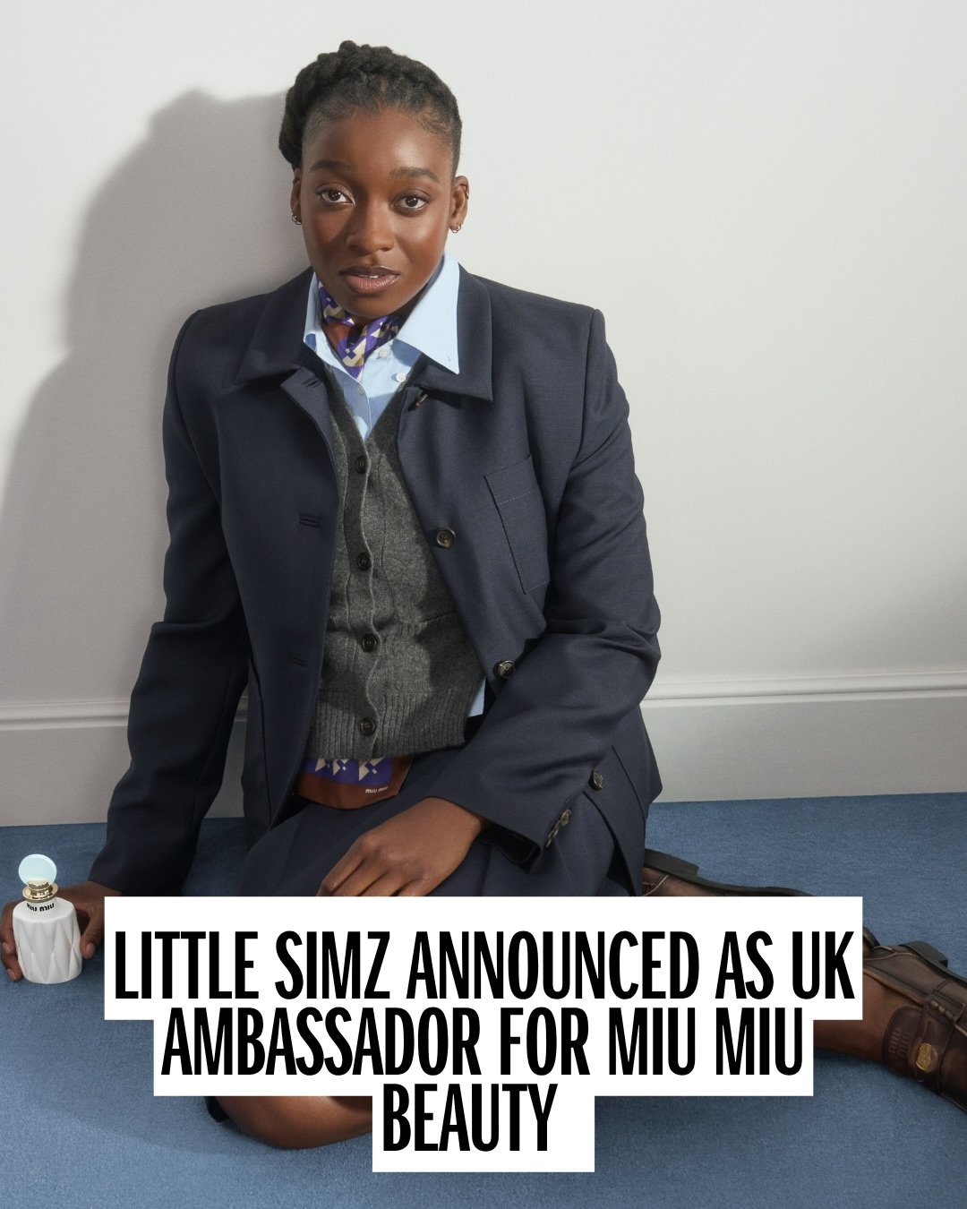 MiuMiu 启用尼日利亚歌手兼演员Little Simz为品牌美妆线形象代言人