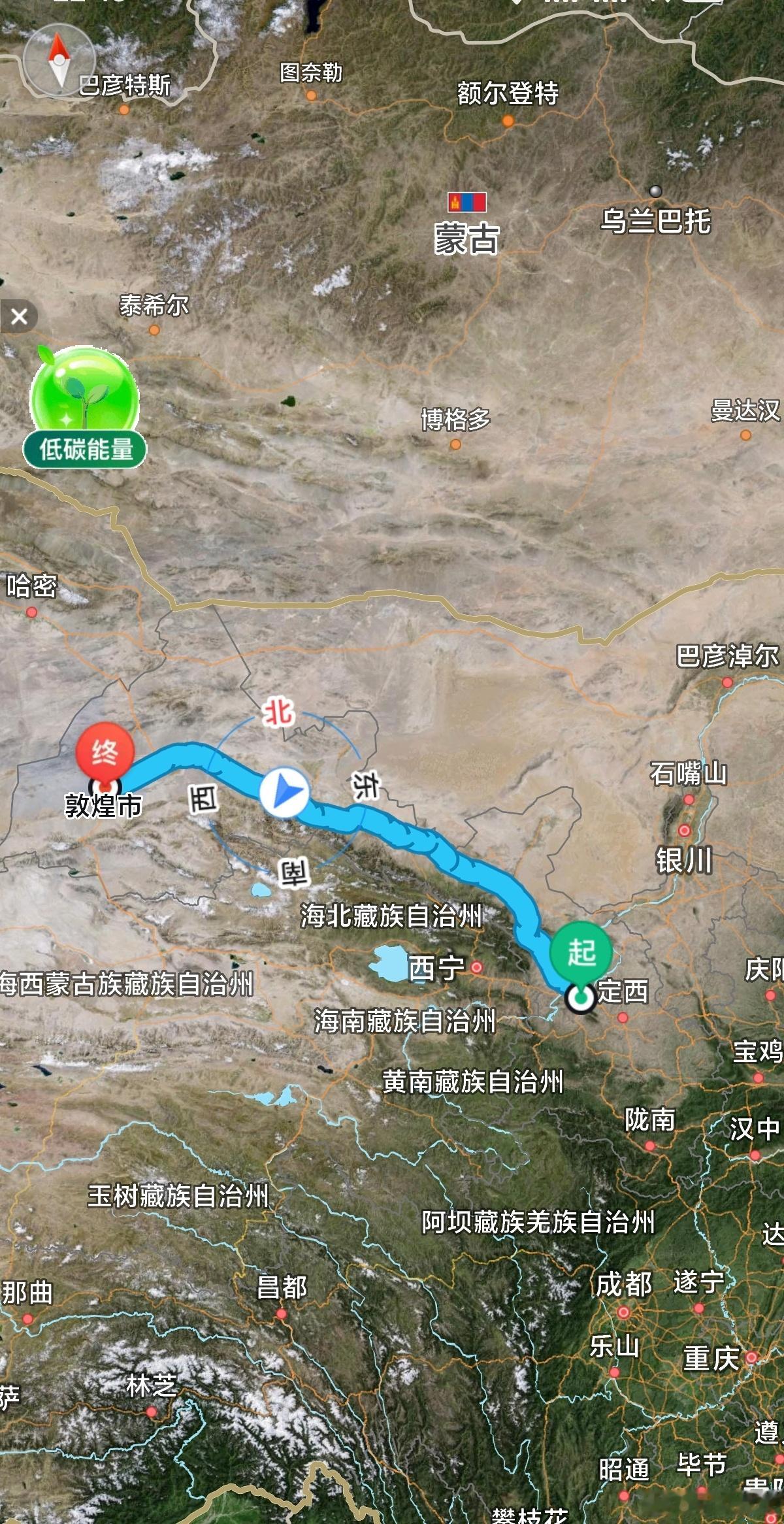 这条路十天走了两遍，甘肃真的好干继续出发，早安朋友们电车同学随便聊