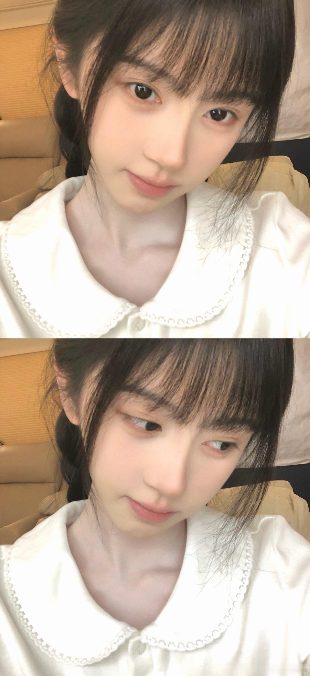 鞠婧祎小号更新鞠婧祎:我也知道我很萌! 