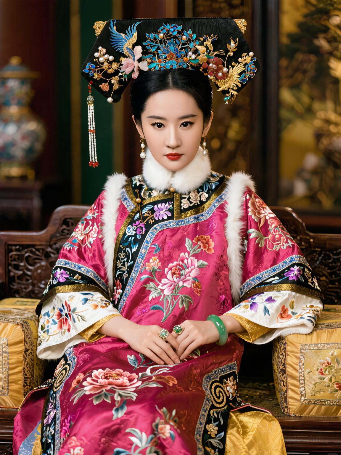 玫红旗装大片爱了爱了 今日分享
