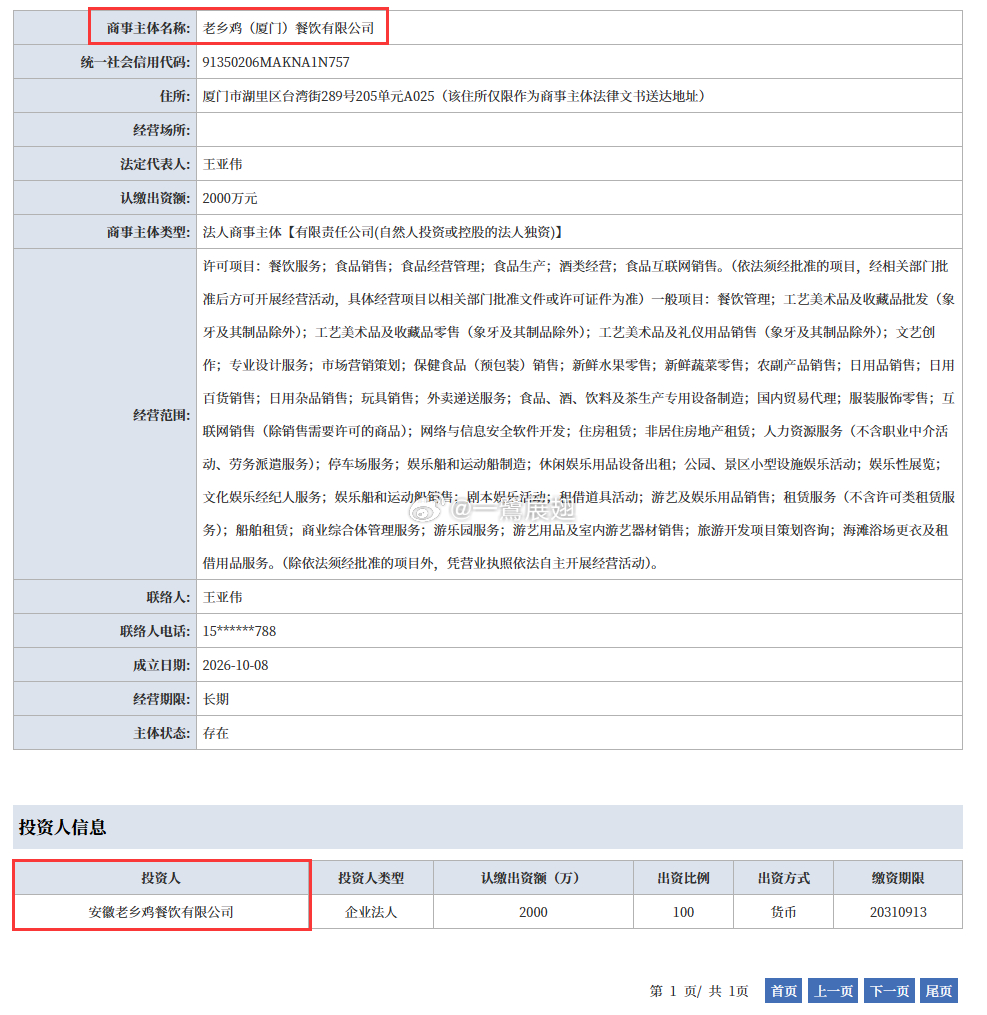 厦门商业 中式快餐老乡鸡在全国门店突破2000店不久就来到了厦门，日前老乡鸡已在