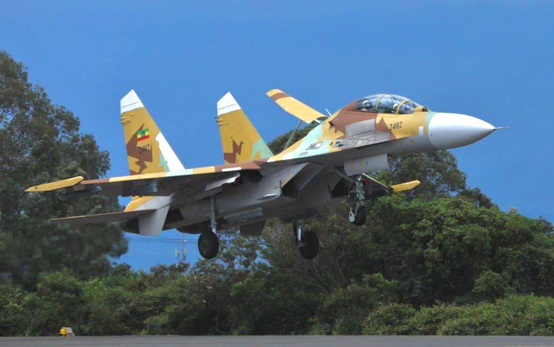 埃塞俄比亚Su-30K和Su-27UBK新图 