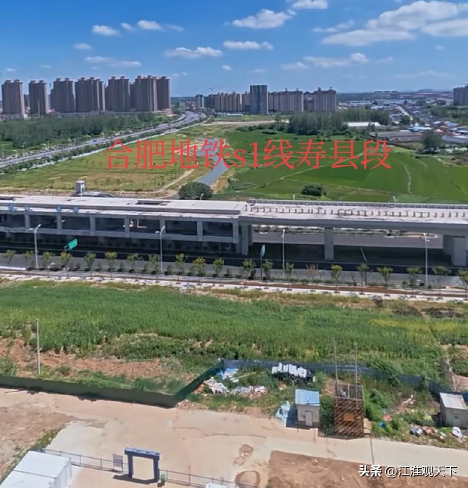 寿县的新桥新城建设如火如荼，三大片区都在快速建设，小城市格局已经出现
安徽省淮南