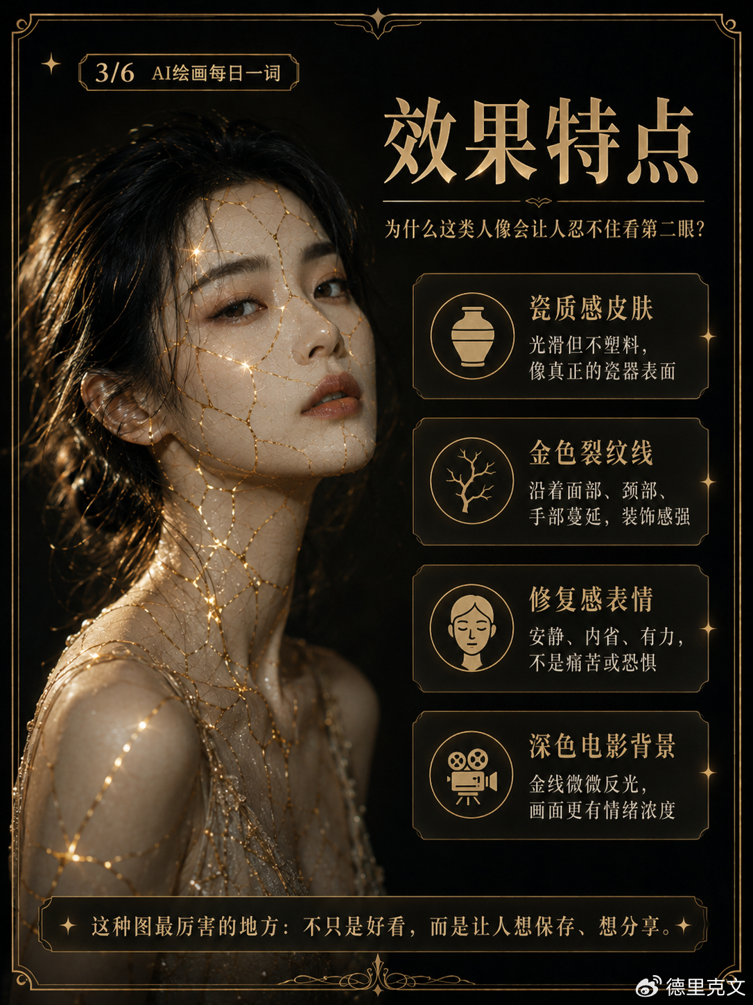 📚 用AI把伤疤变成金线，破碎本身就是美做AI人像最容易踩的坑是什么？要么太普