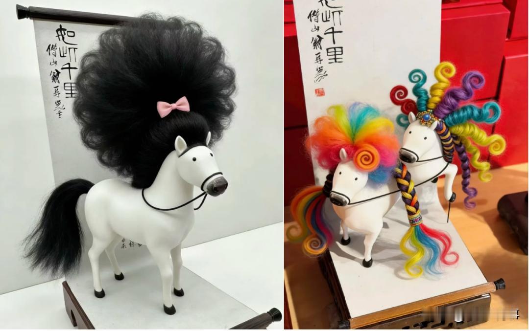 春节临近，马年主题文创产品备受关注。近日，山东美术馆的一款“潦草小马”文创形象—
