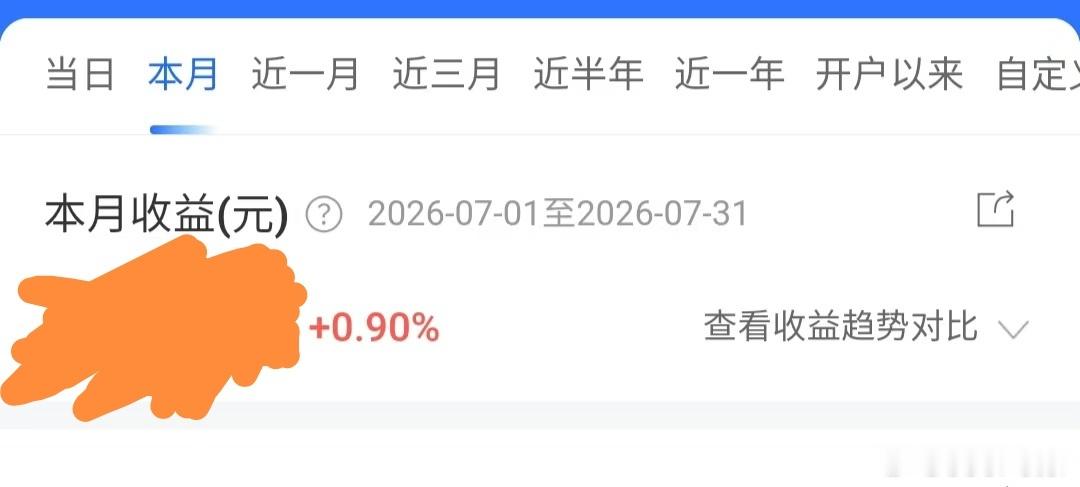 留利润持仓的科技股拖后腿太严重，这个月只赚了0.9个点，感谢登登，感谢佳佳，感谢