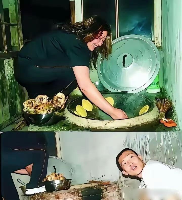 王惠：金子，你这火烧得还挺旺，饼香味都飘出来了，师娘我这一手烀饼算是没白教。
