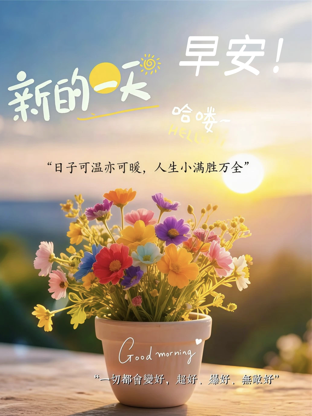 今天是8月的最后一天。9月将至，让我们保持热爱，勇敢前行，愿您的坚持，终有收获。