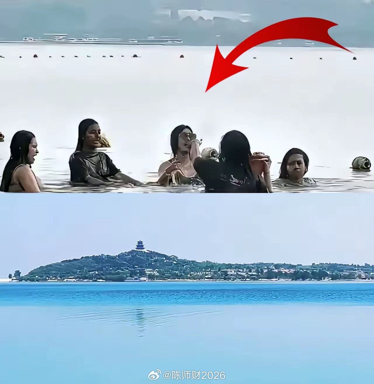 庐山的事还没消停，这回又轮到山东文昌湖了！那帮印度人，到底把咱们的湖泊当成什么了