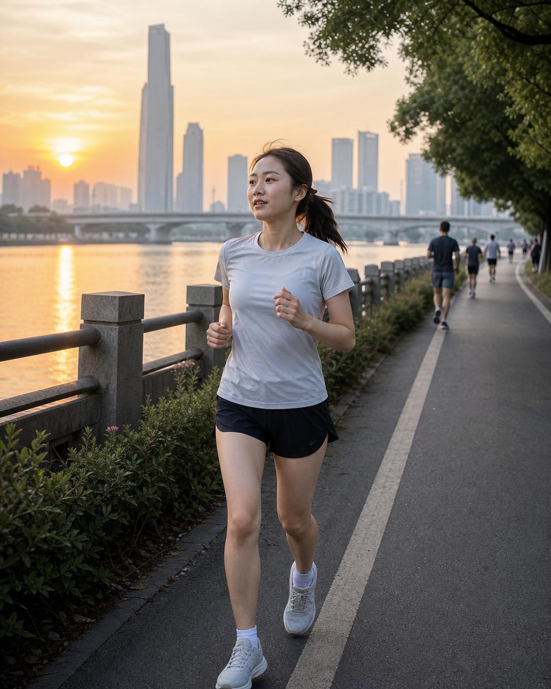 年轻人早起跑步，最难的不是跑完5公里，而是离开被窝的那一分钟。
今天闹钟响的时候