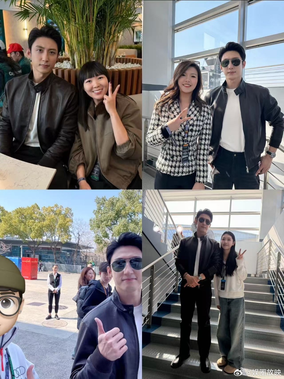 黄景瑜成打卡景点了黄景瑜现身F1赛场秒变“必打卡景点”！路人狂晒同框合照，鲸鱼哥