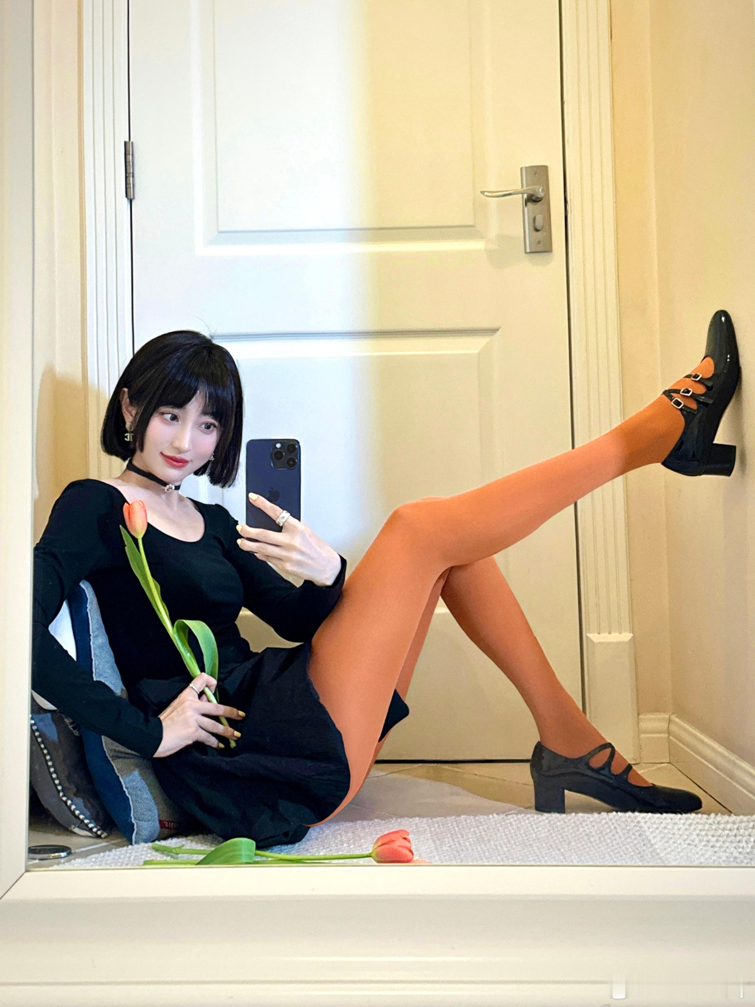 和郁金香玩了一天🌷春天 ​​​