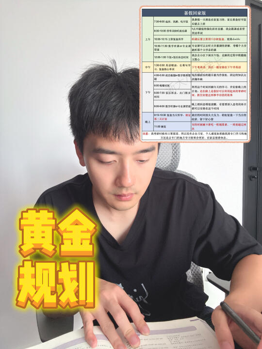 假如你从7.17日开始准备考研……
