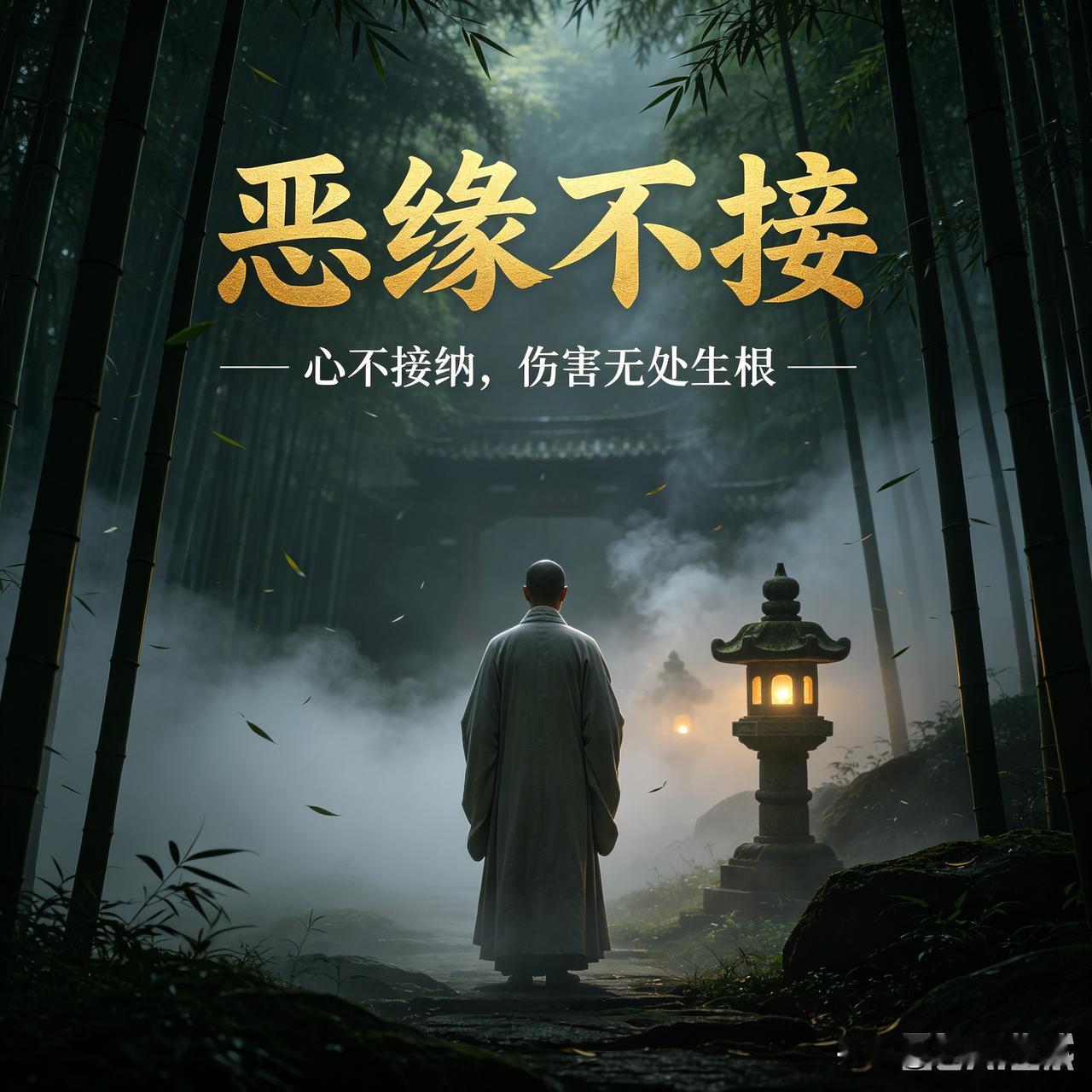 恶缘不接，才是不受伤的顶级心力✨
 
生活在人世间，谁都难免遇到刺耳的言语、无端