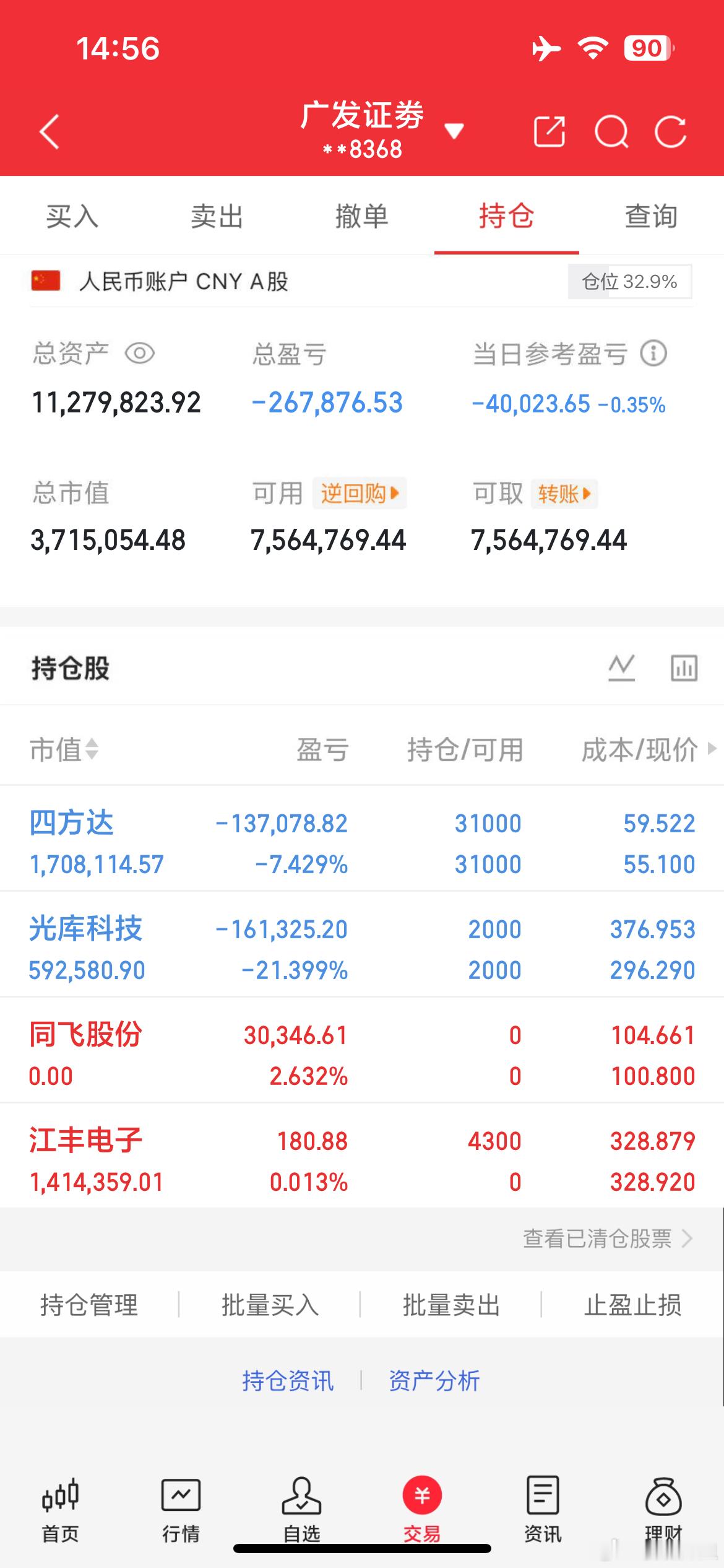 全天震荡分化，早盘下探4000点支撑，缩量观望情绪浓。资金明显高低切换：内资兑现