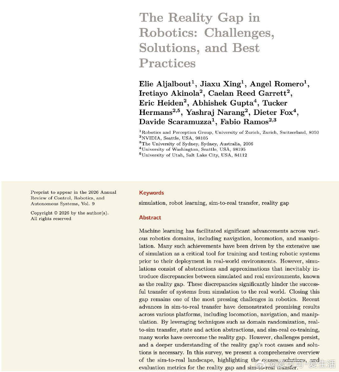 《The Reality Gap in Robotics: Challenges