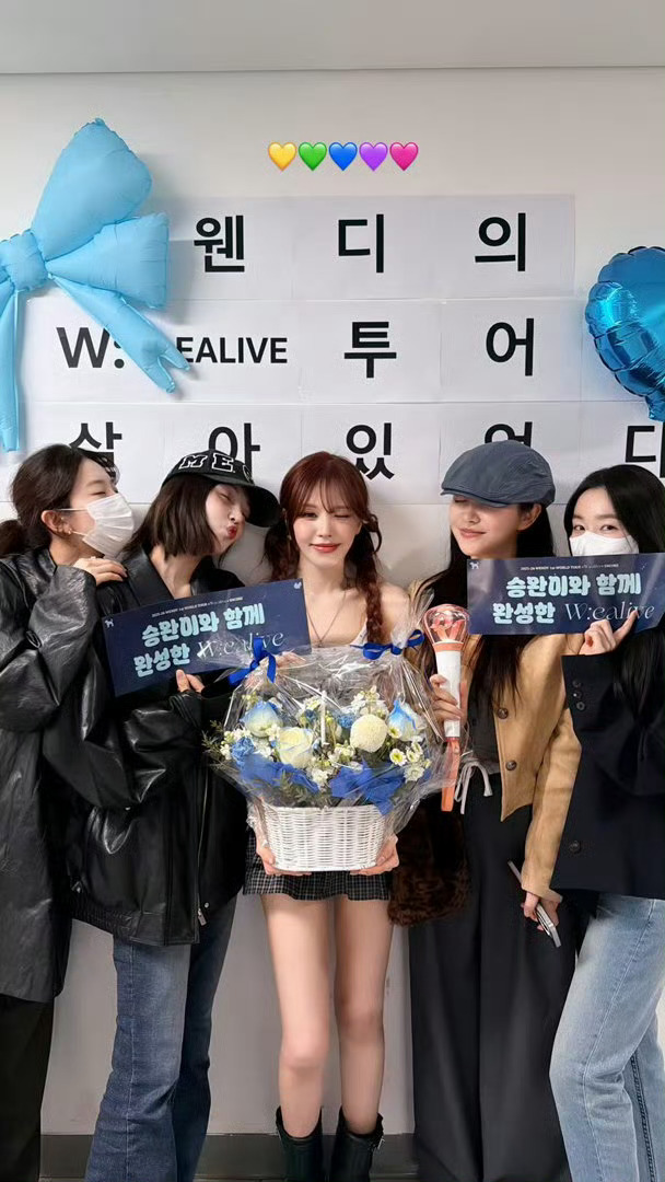 Red Velvet 合体了，五人！Redvelvet合体了