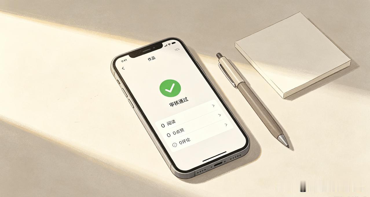 平台君，我来虚心请教个小问题。
 
我的稿子提交之后，很快就提示审核通过，看着状