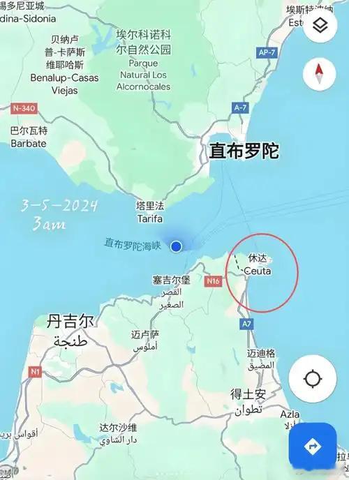 西班牙边境口岸大门被冲破新华社援引外电的报道，有必要跟中文媒体的受众做个地理概念