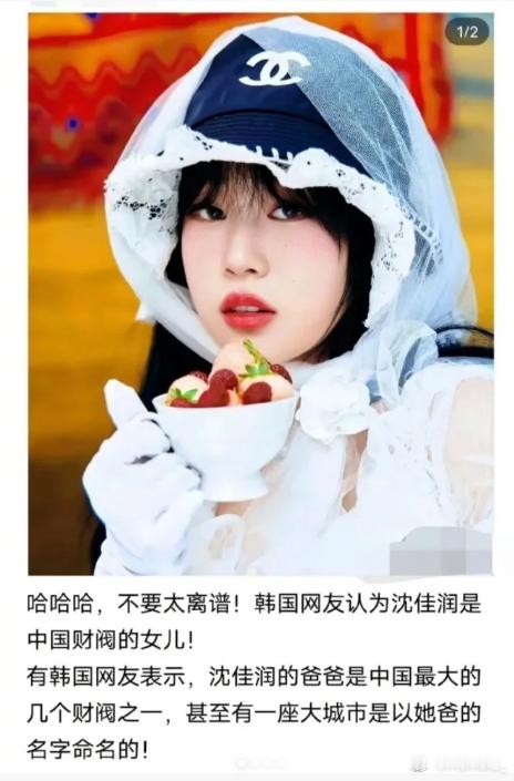 韩国人以为沈佳润是财阀千金 韩国人至今都想象不到沈家是如何的豪门巨族就连中国的城