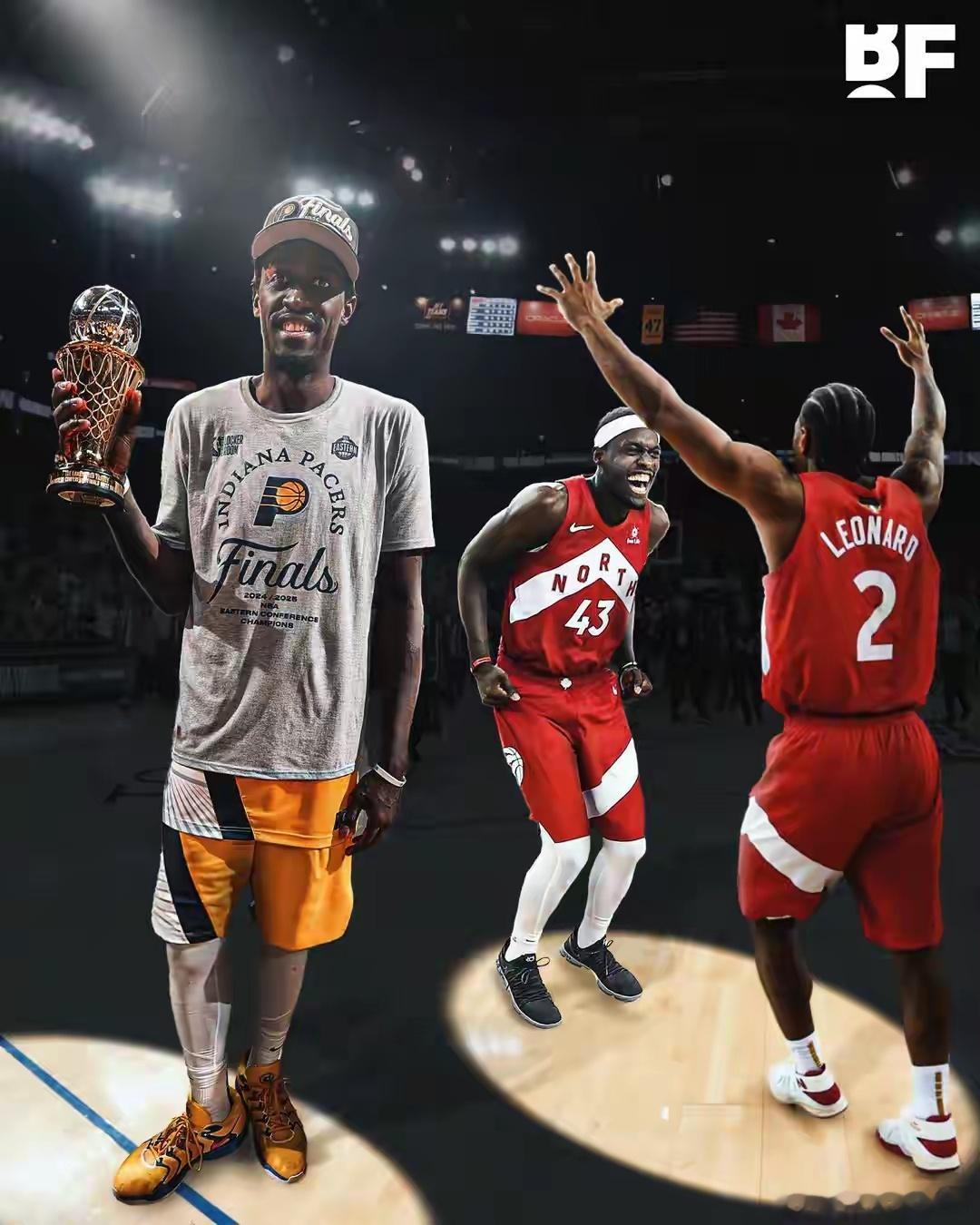 美媒调侃：2019年在猛龙一起夺冠后，西卡先于小卡重返nba总决赛！ ​​​