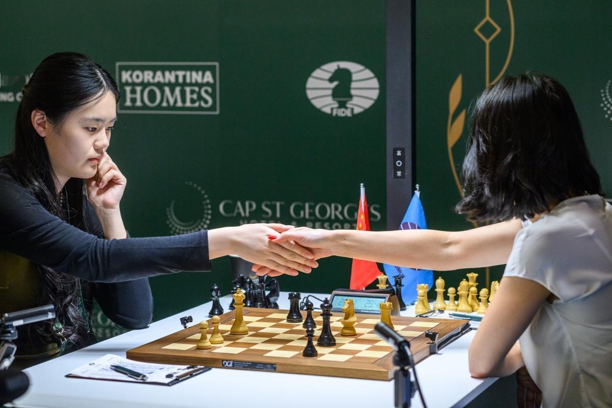 朱锦尔击败拉诺积分榜位列第一!
北京时间4月8日，国际象棋女子世界冠军候选人赛在