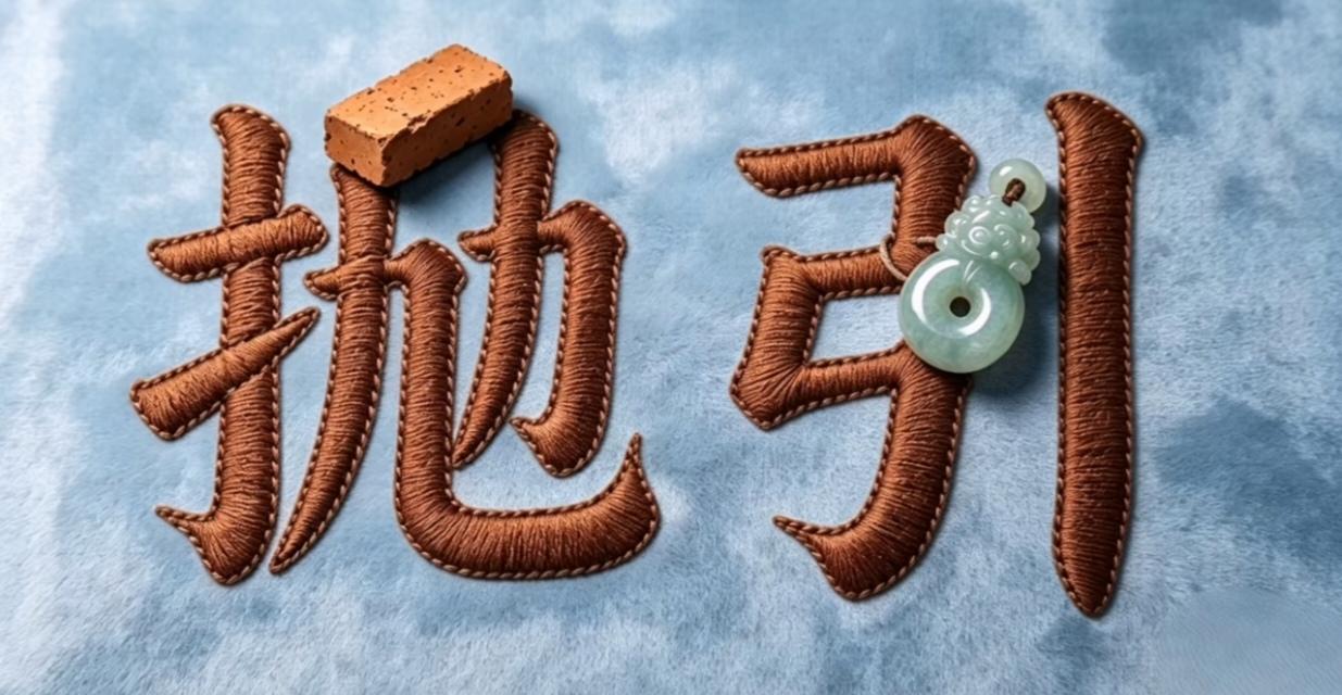 这个画面真给力；
图文并茂在展示；
一块砖头一个“玉”；
就等你来把它猜。