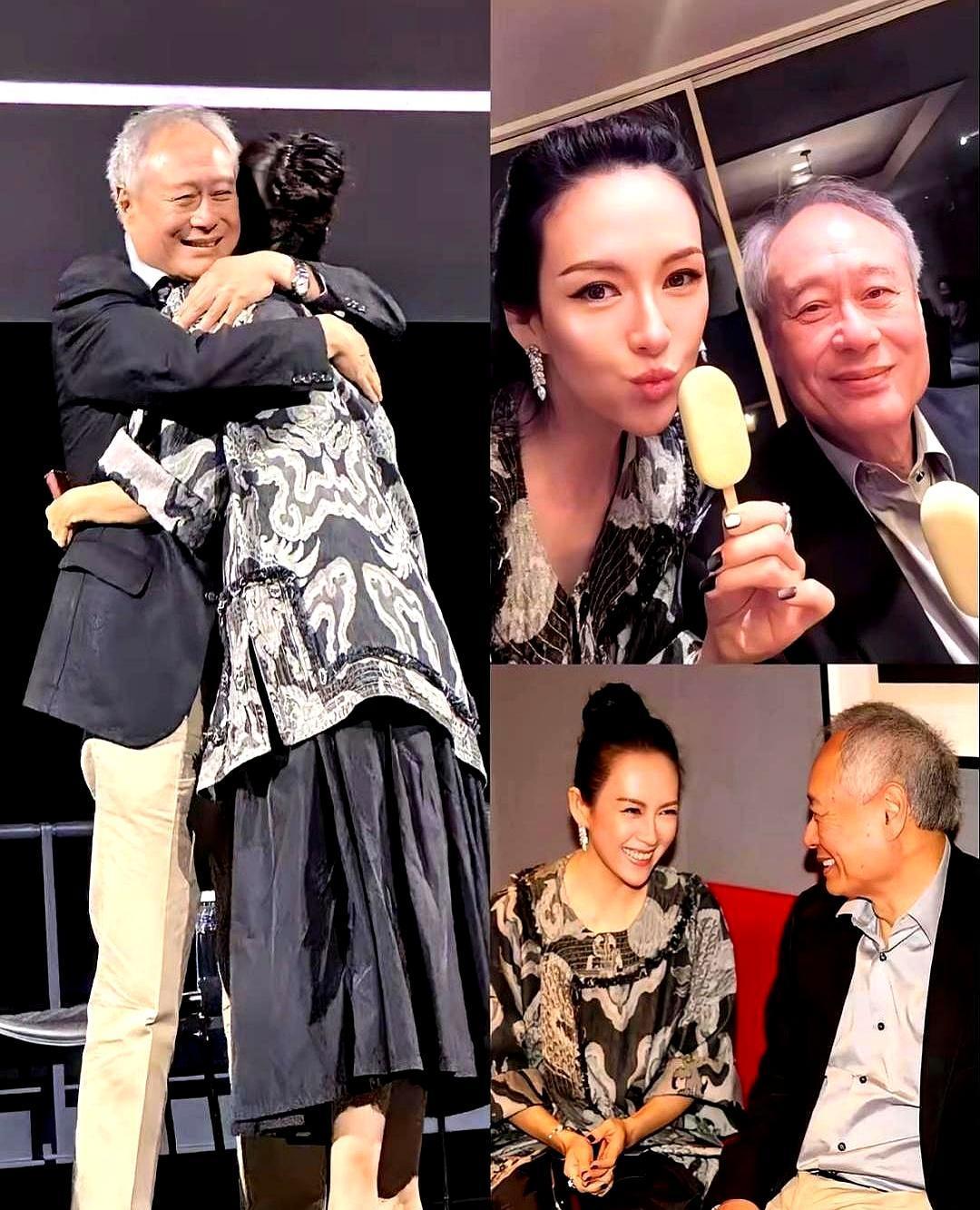 25年前杀青宴，她等到最后也没等来李安一个拥抱，委屈得直掉眼泪。
当年19岁的章