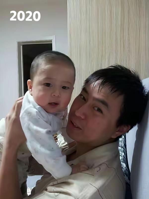 2010年vs2025年，父子俩，间隔十五年。