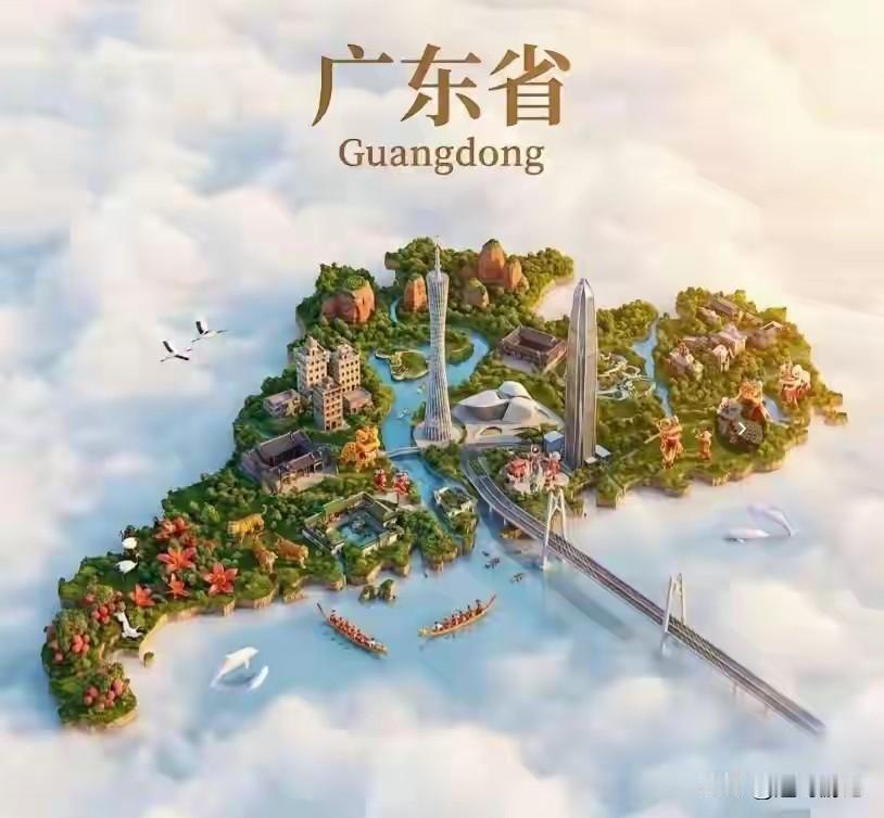 太过分了！堂堂大广东，版图怎会让湖南在自己背后“插一刀”呢？
摊开南方地图，不少
