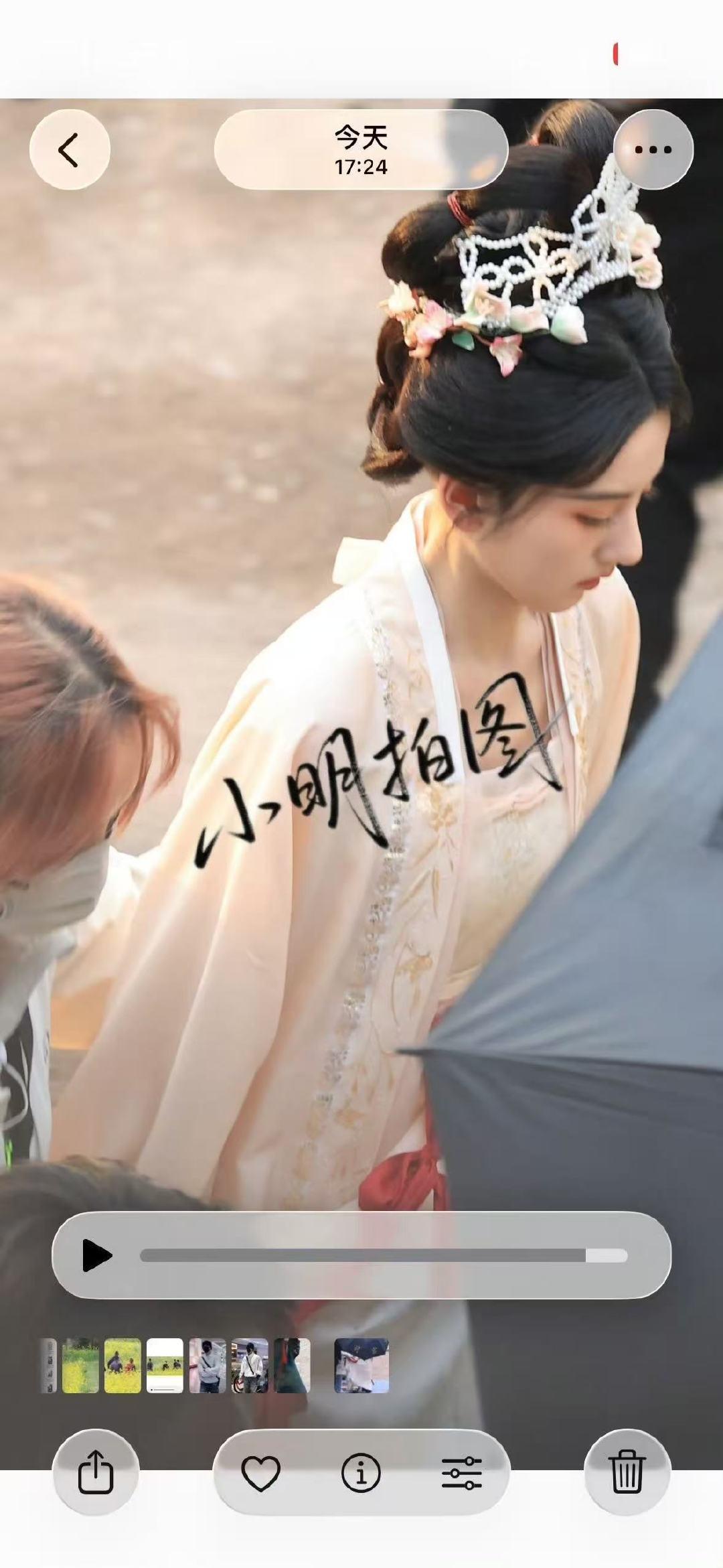 宋祖儿司宫令粉衣路透 宋祖儿司宫令粉衣造型 宋祖儿司宫令粉衣路透 