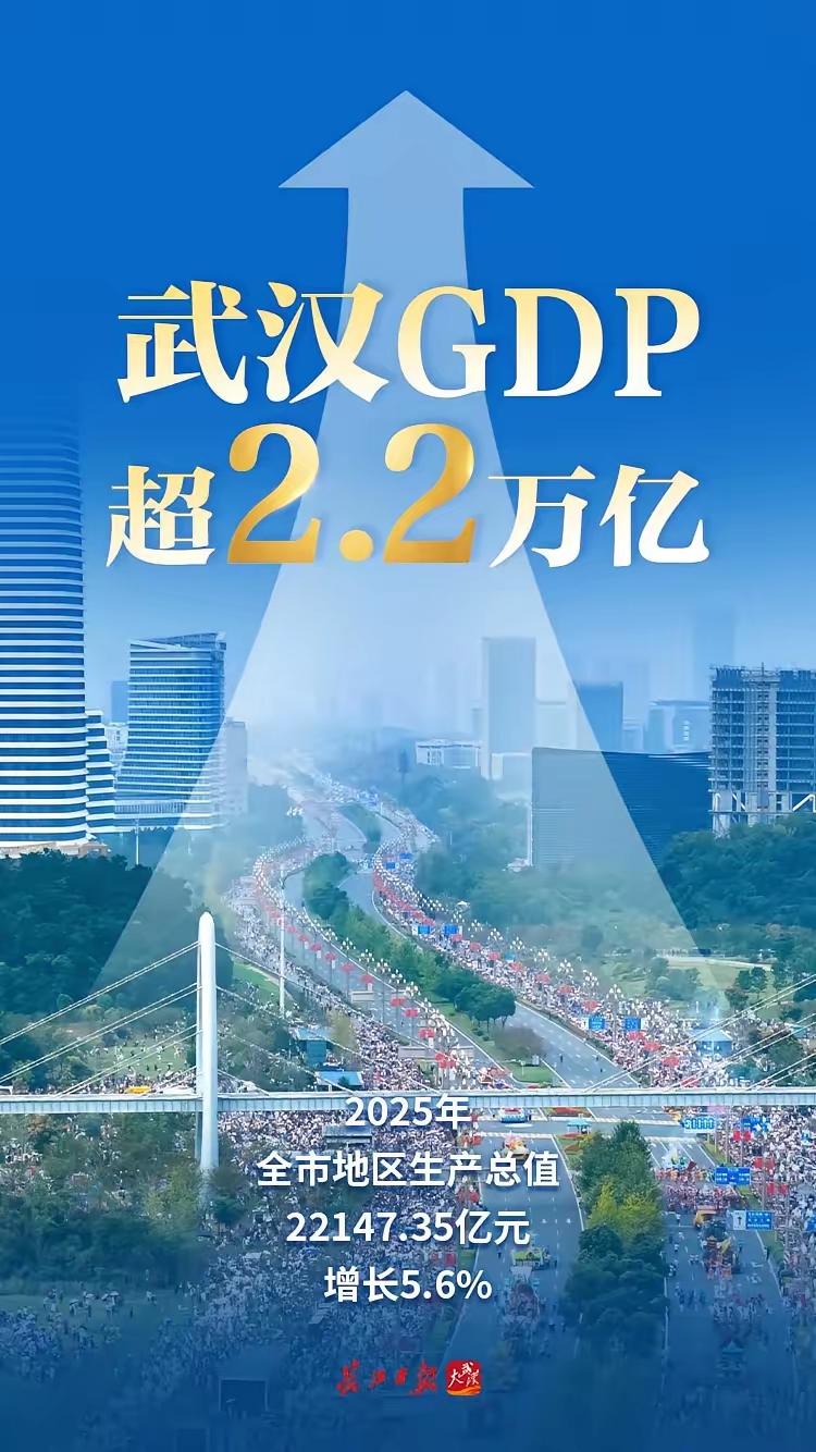 事实摆在这里，武汉不得不服！2025年武汉GDP数据正式出炉，全市实现地区生产总
