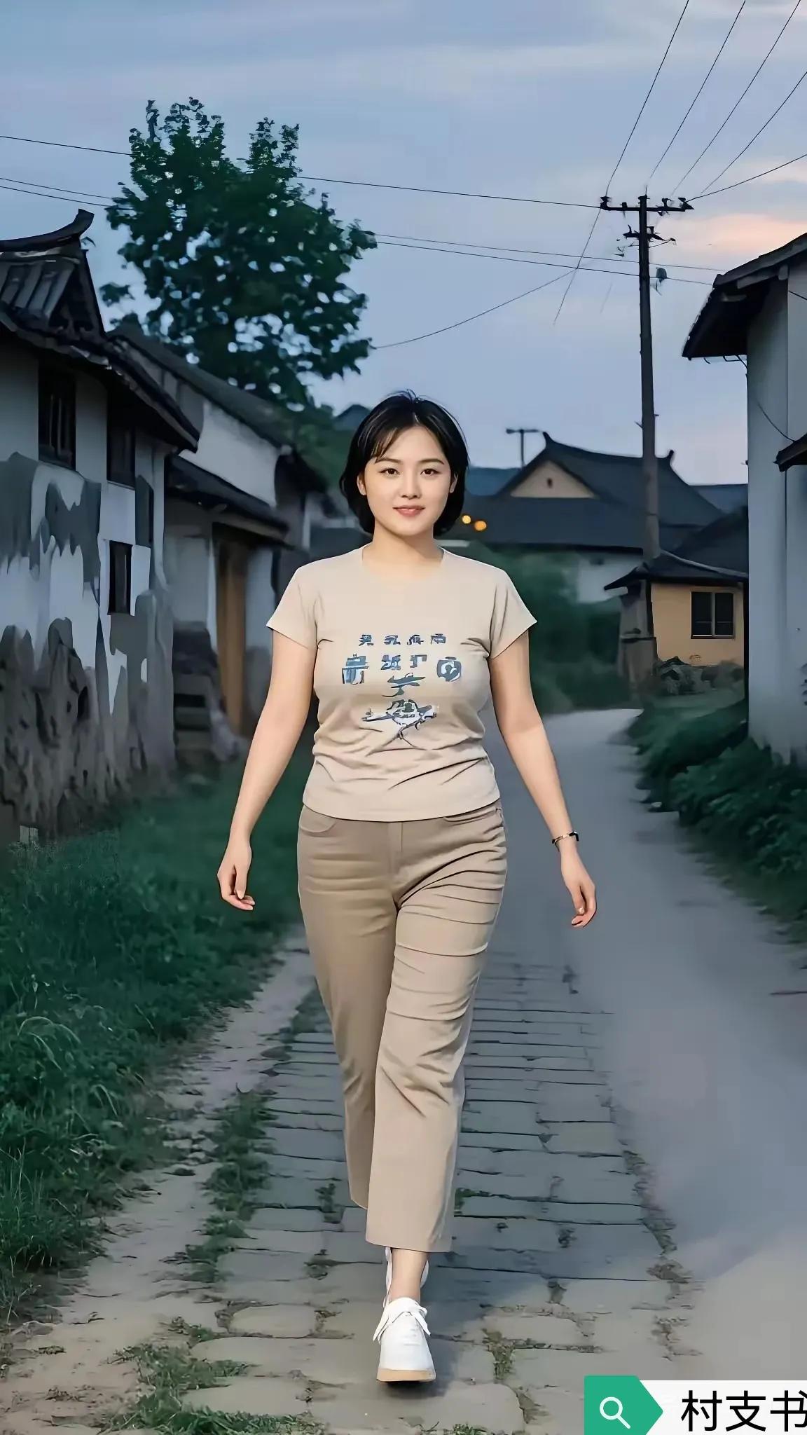 像我们村的女支书，干脆利索的带头人…