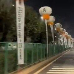 湖南祁东有个事儿闹得大伙议论纷纷：有网友开车路过一段路，发现绿化带边上插了一排两