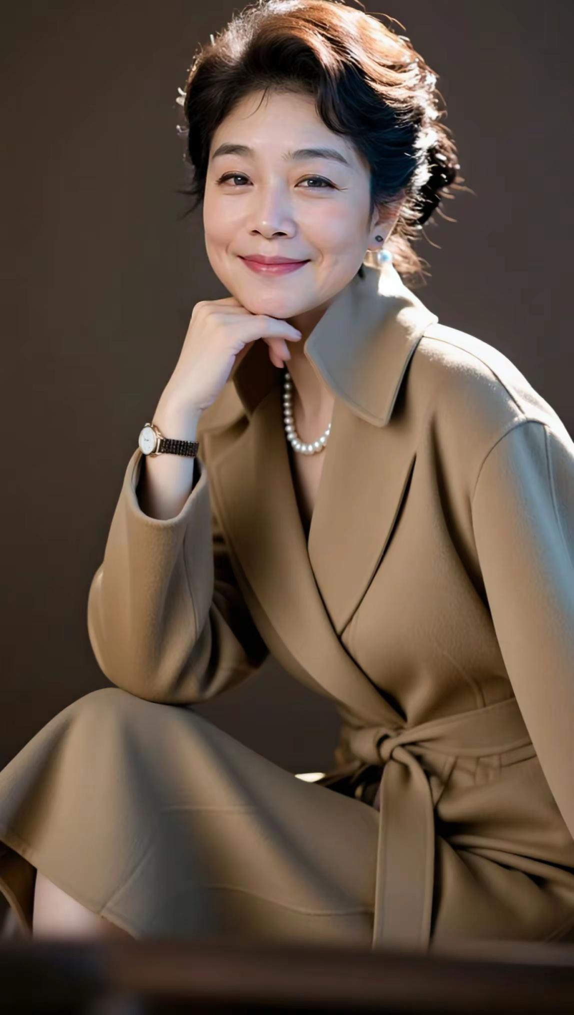 今日分享。AI复古棕调写真ai创作