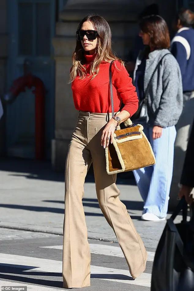 看到贝嫂的这组照片，这大长腿真是太绝了！
近日，贝嫂维多利亚·贝克汉姆现身巴黎，