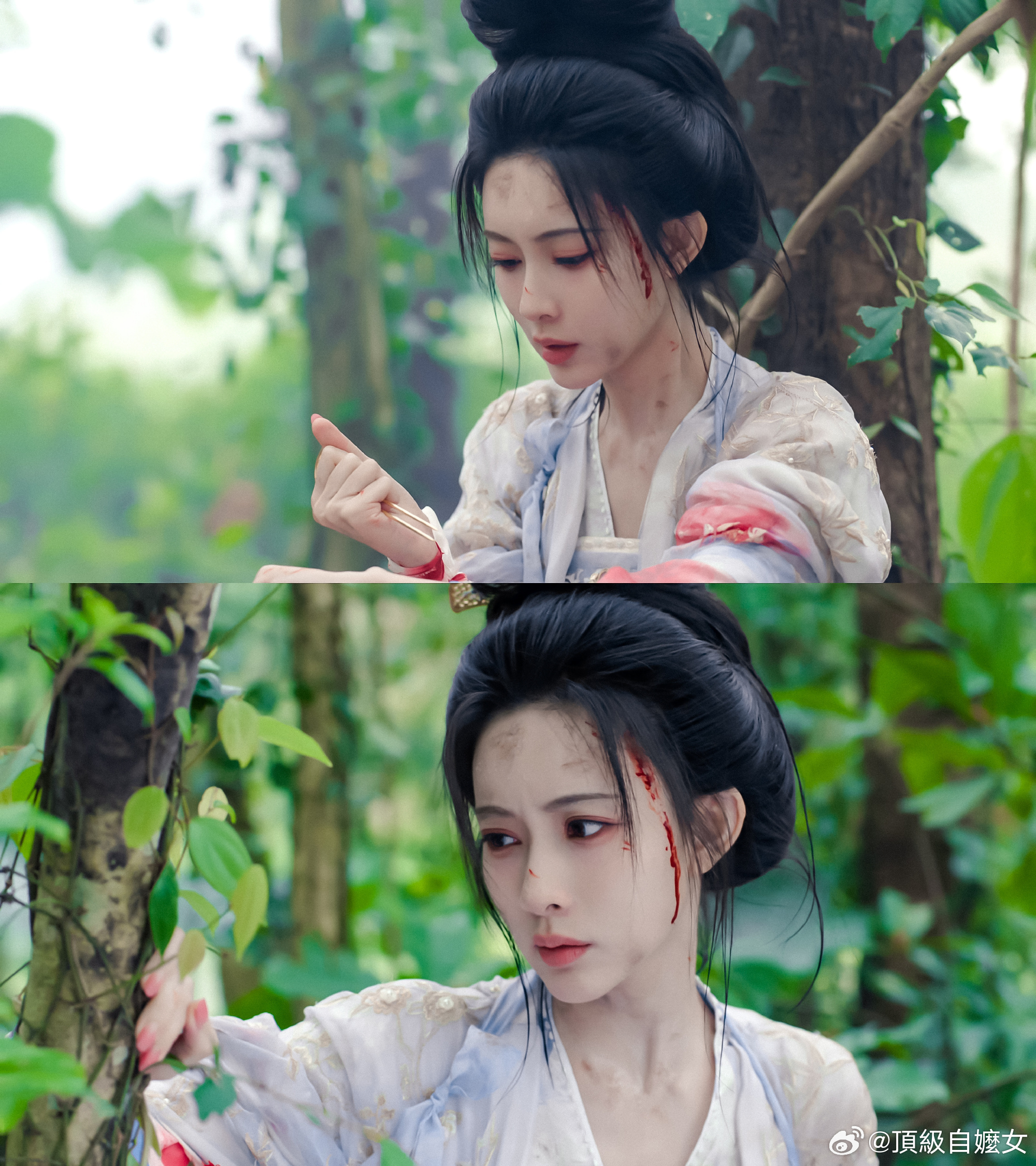 孟子义[超话]孟子义像真人版仕女簪花图孟子义像从唐画里走出来似的 孟姐真的很适合