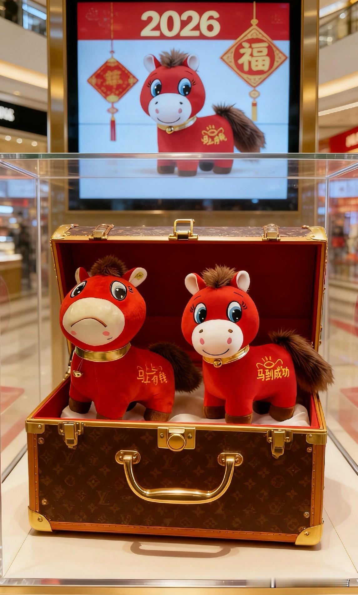 笑笑马无人知，哭哭马出现天下时，网友买了两只马年吉祥物，发现其中一只的嘴巴缝反了