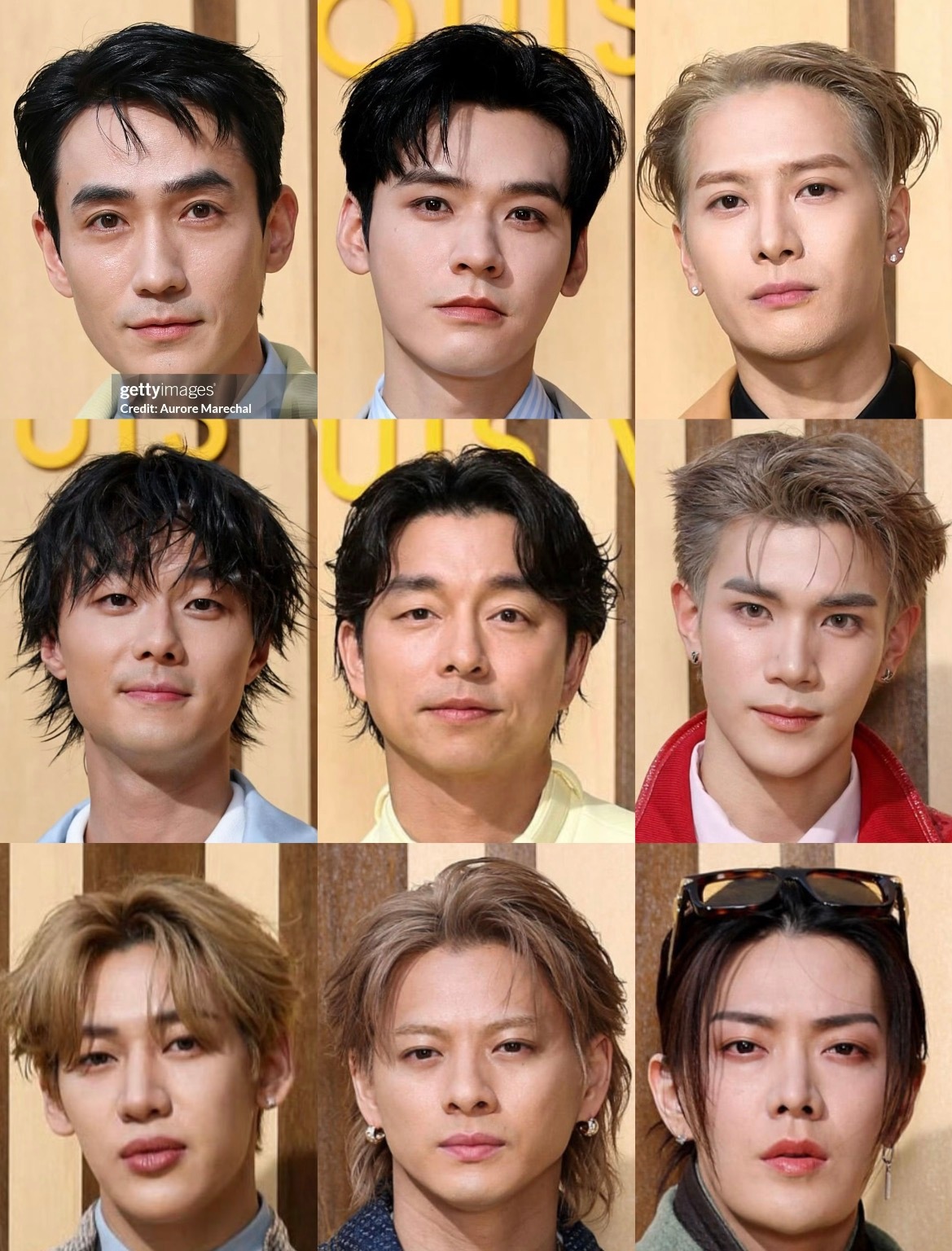 路易威登LV大秀G社怼脸生图，谁赢📸朱一龙、龚俊、王嘉尔、孔刘、BamBam、