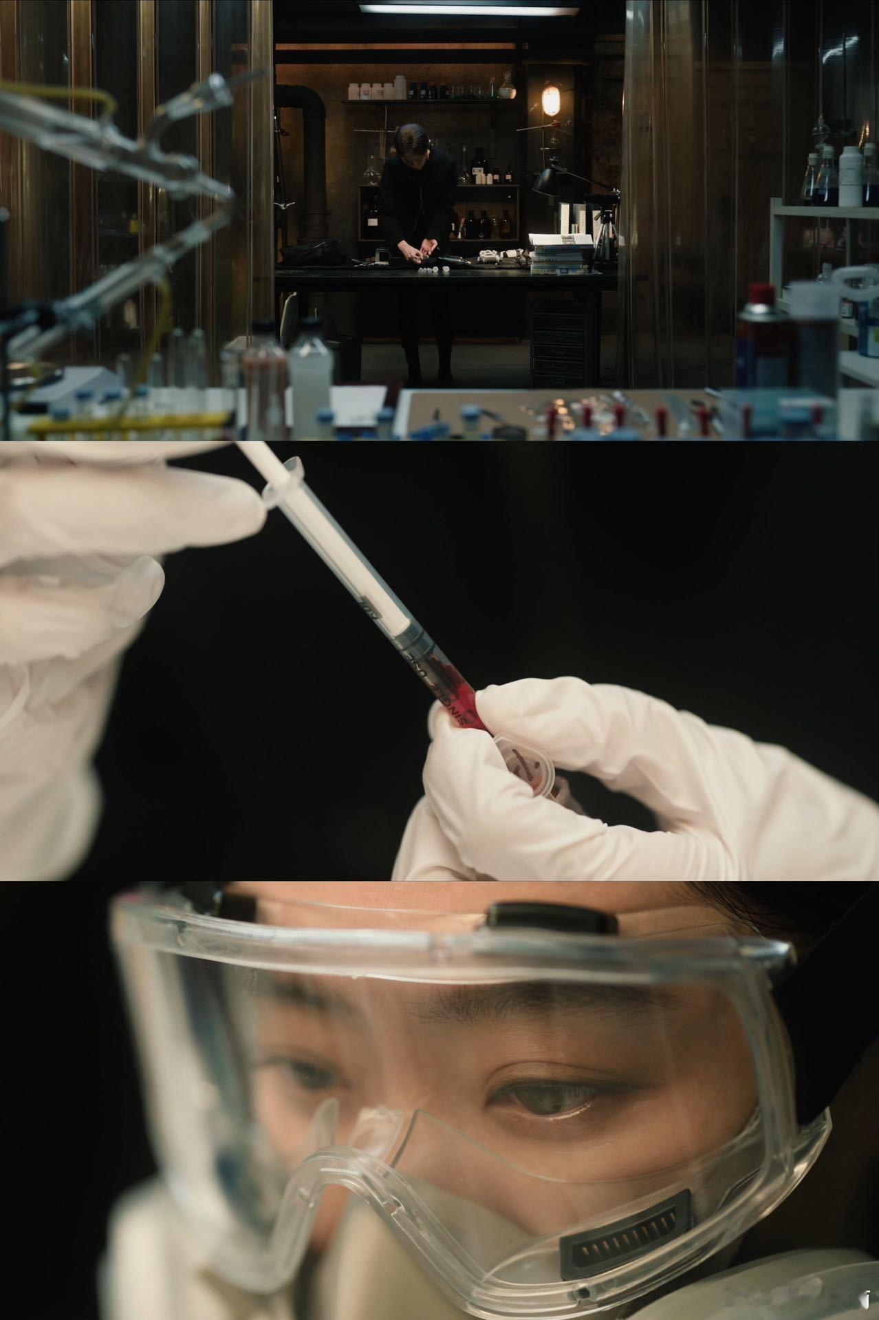 坏了真让张小斐演上坏女人了谁能拒绝黑长直白大褂的高智坏女人！张小斐新剧眼神杀超绝